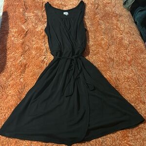 Like new black knee length dress M